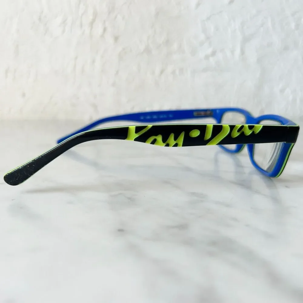 Ray-Ban Junior Kids Eyeglass Frames 1535 Lot of 2 Red/Black+Blue/Green 48-16-130